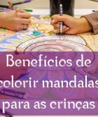 Benefícios de colorir mandalas para as crianças