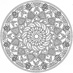 Mandala dos livros de colorir gratuitos para adultos - 11 - Mandalas -  Coloring Pages for Adults