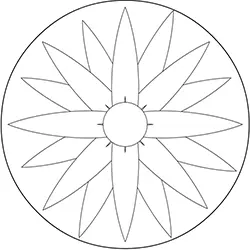 Mandalas terapêuticas - para colorir