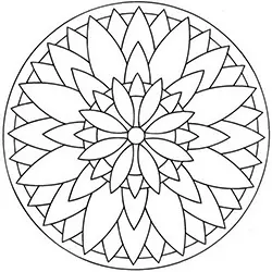 Desenhos de Mandala para colorir, jogos de pintar e imprimir