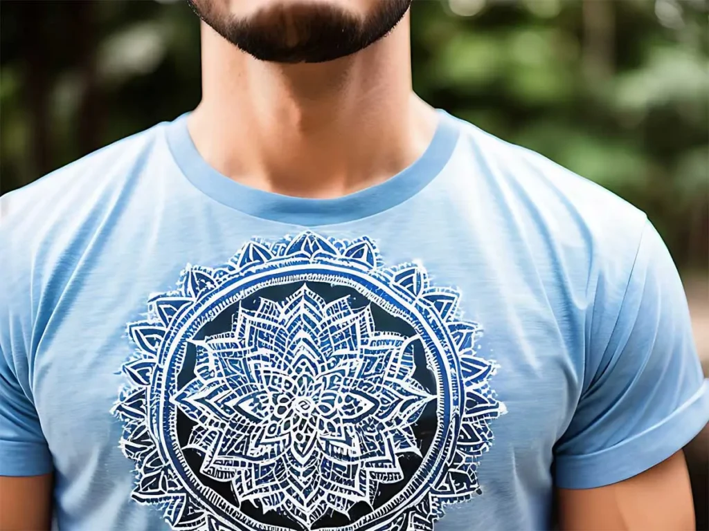 t shirt de mandala